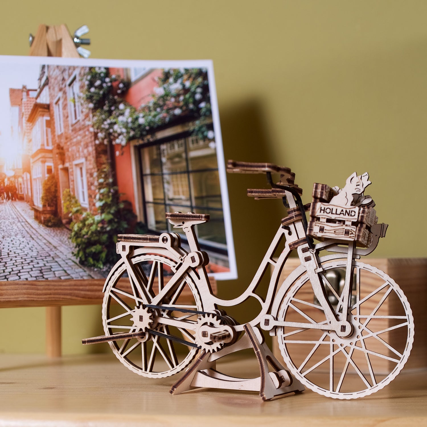 ugears-dutch-bicycle-u-mini-mini-modello-in-legno-da-costruire image 8