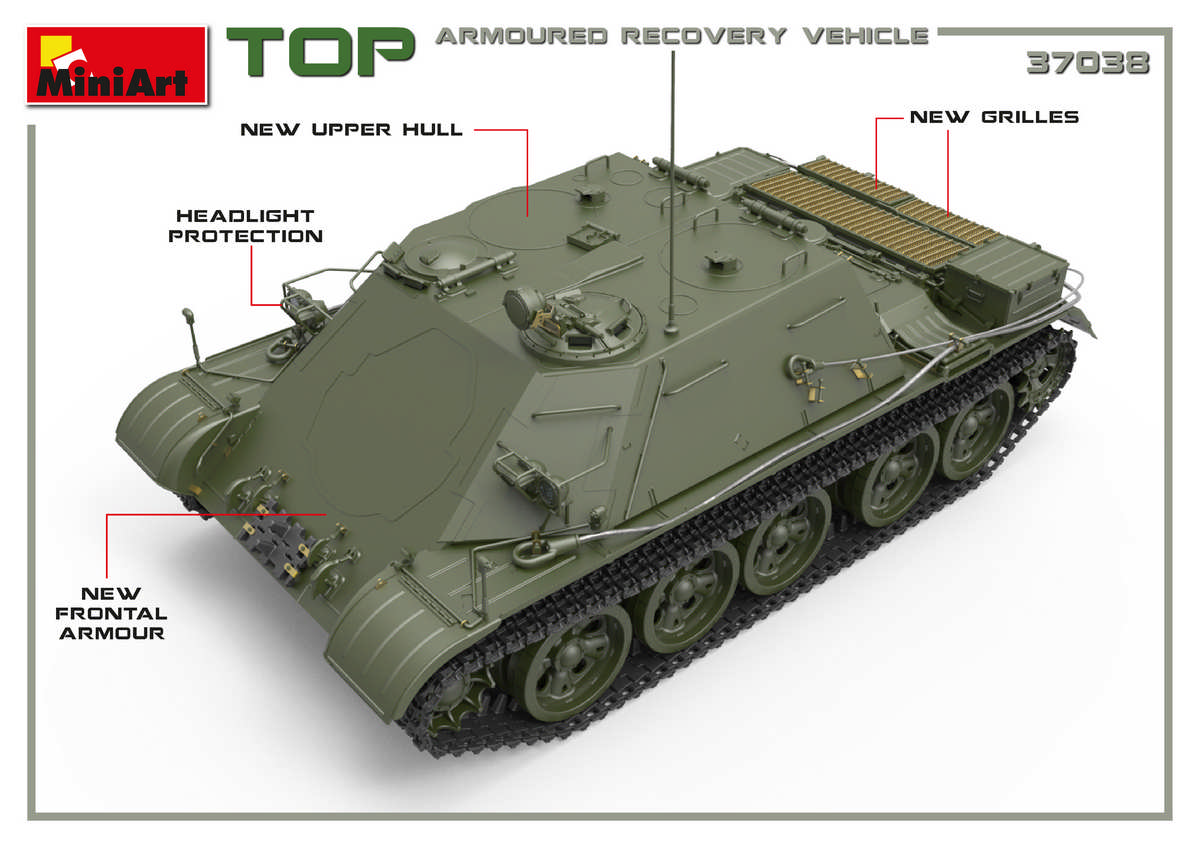 ak-interactive-top-armoured-recovery-vehicle-1-35-kit-di-modellismo-militare image 2