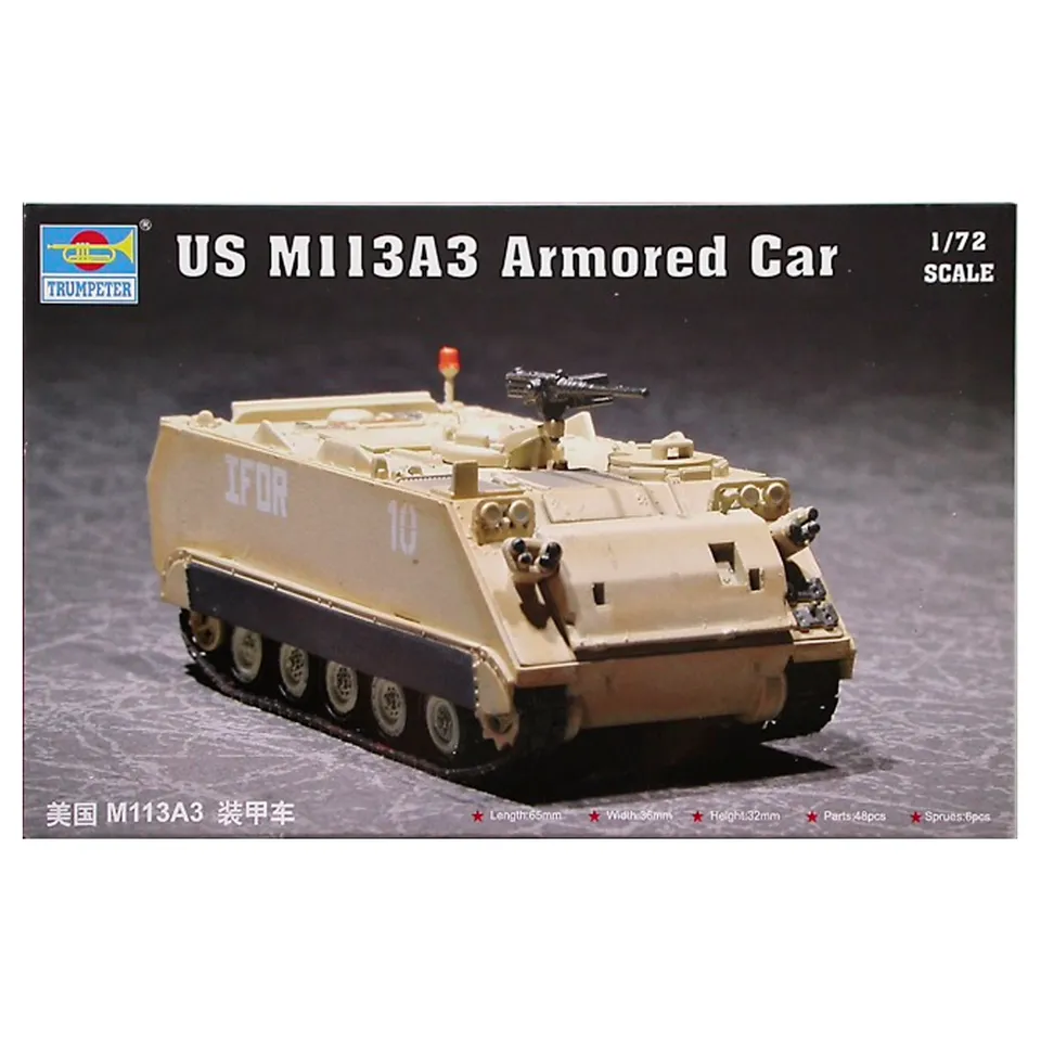 ak-interactive-us-m113a3-armored-car-scala-1-72-kit-veicolo-militare-da-costruir image 1
