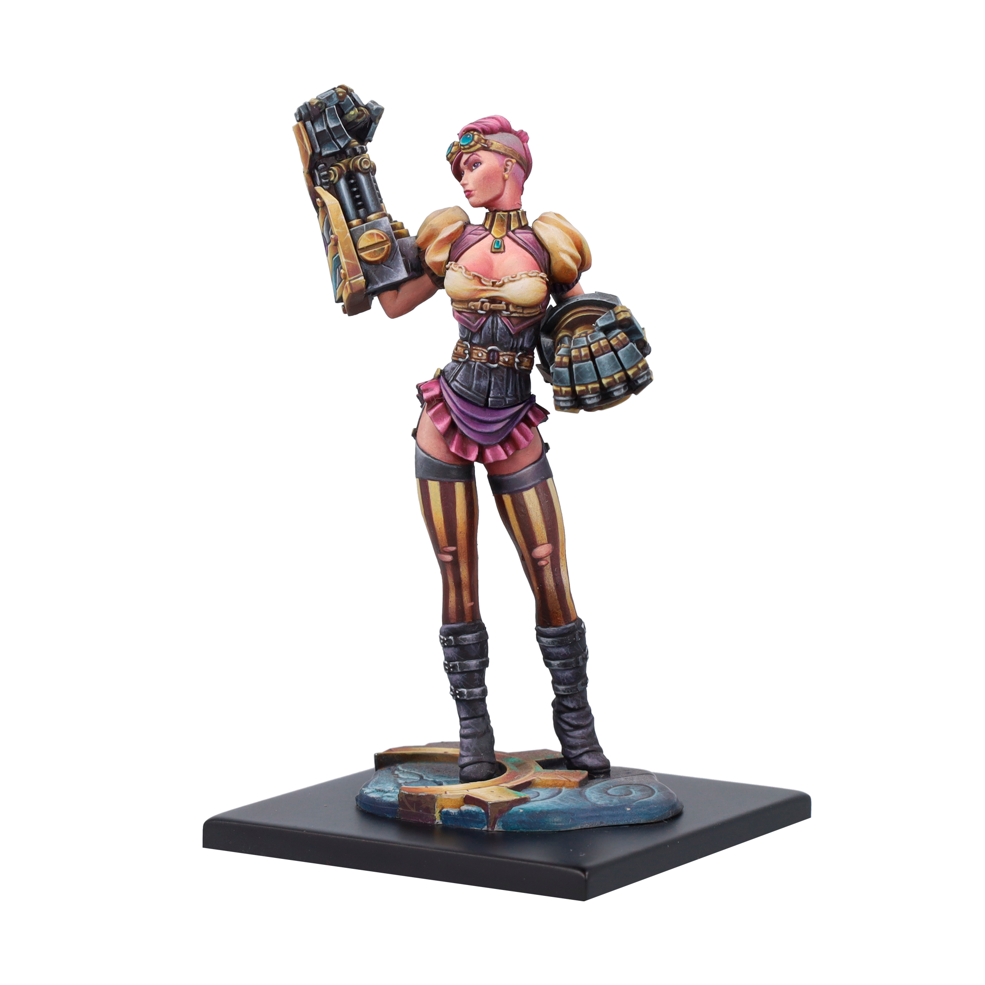 scale75-nancy-steelpunch-miniatura-75mm-resina-e-metallo-bianco-steam-wars image 6