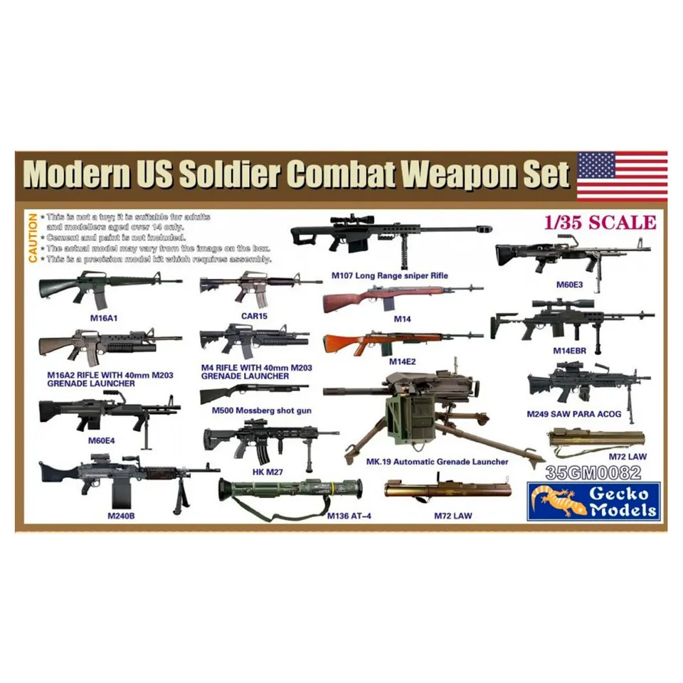 ak-interactive-1-35-modern-us-soldier-combat-weapon-set image 1