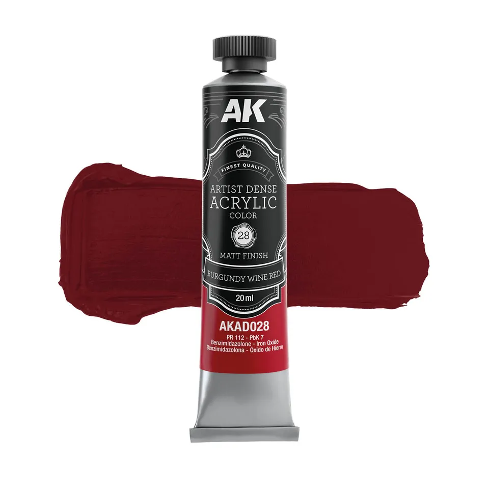 ak-interactive-burgundy-wine-red-colore-acrilico-denso-artistico image 1
