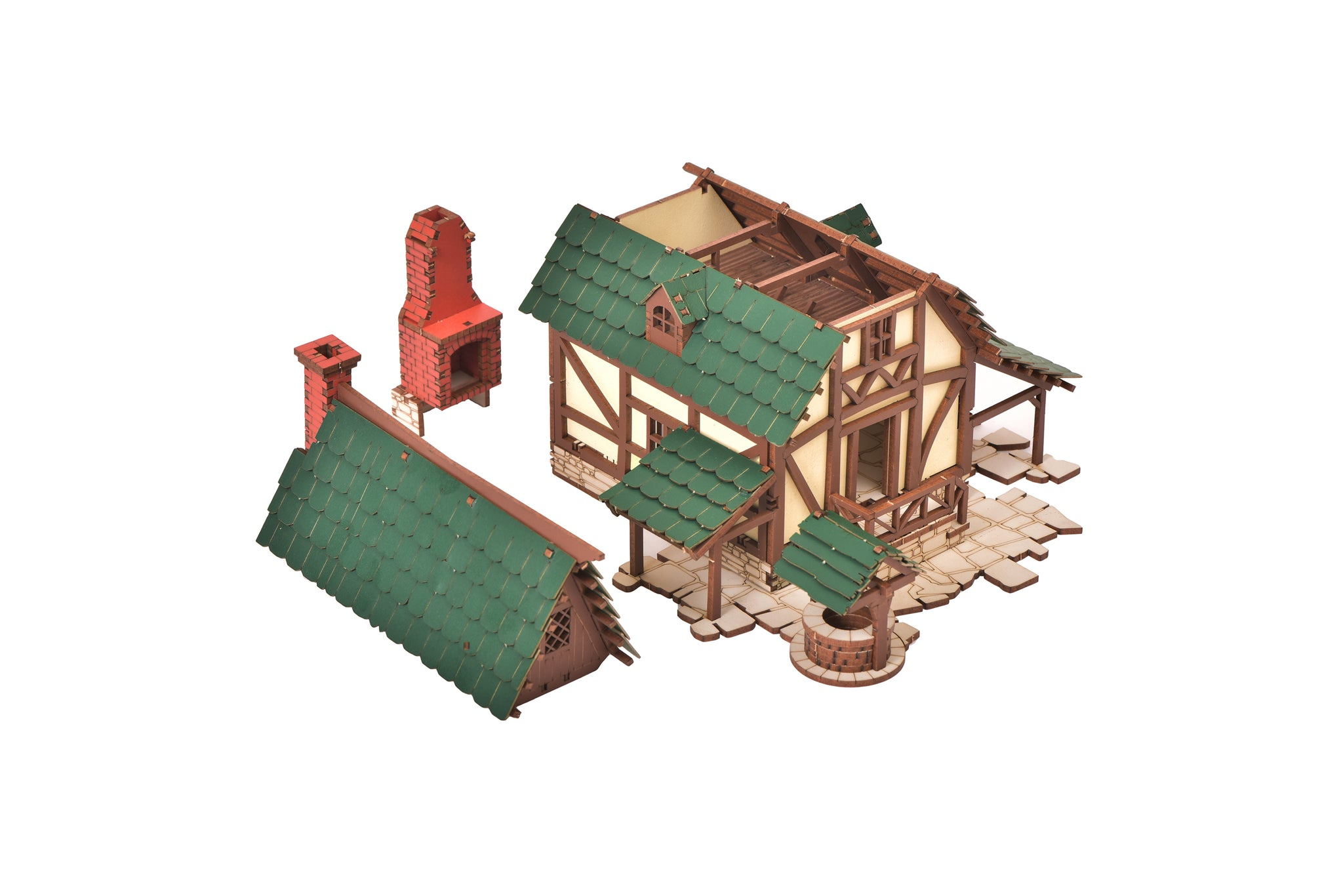 ak-interactive-green-gables-medieval-european-peasant-dwelling-28mm-kit-diorama image 6