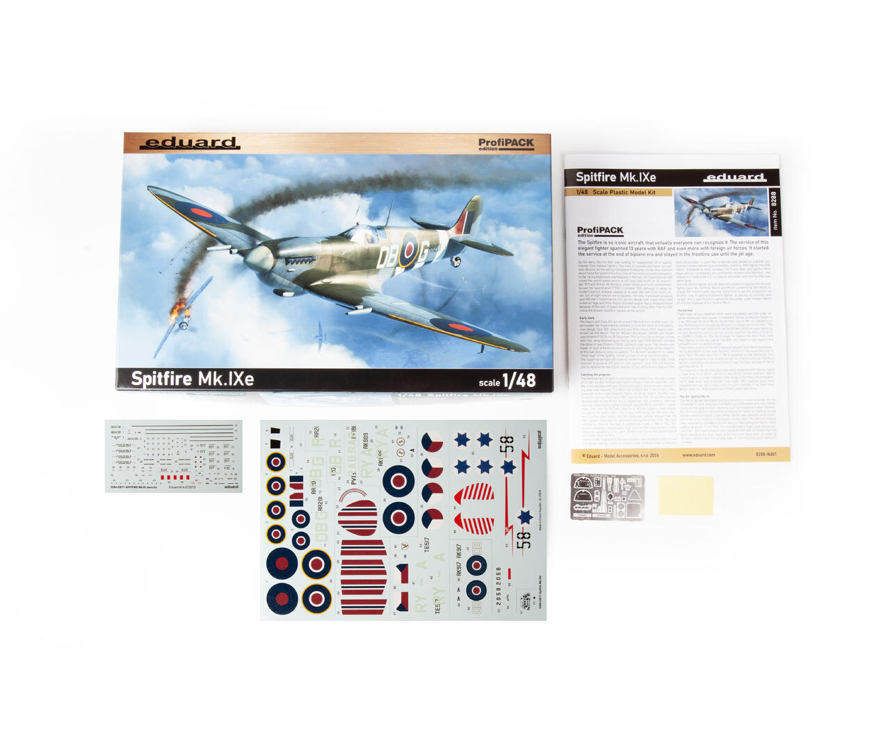 ak-interactive-spitfire-mk-ixe-scala-1-48-kit-modellismo-aeronautico image 2