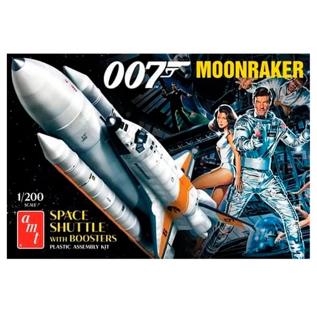 1-200-moonraker-shuttle-with-boosters-james-bond-kit-di-modellismo-ak-interactiv image 1