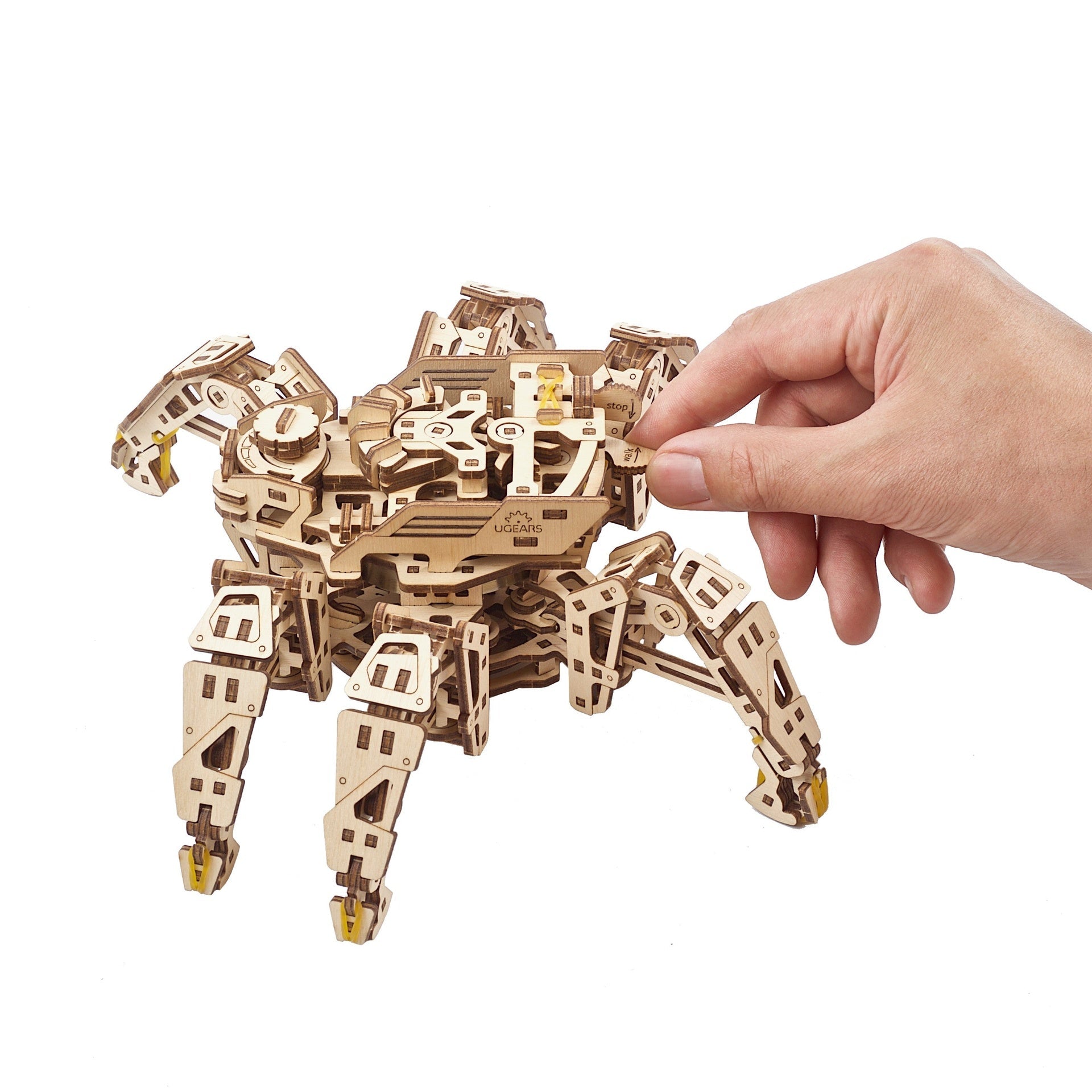 ugears-hexapod-explorer-kit-di-modellismo-in-legno-con-motore-a-molla image 4
