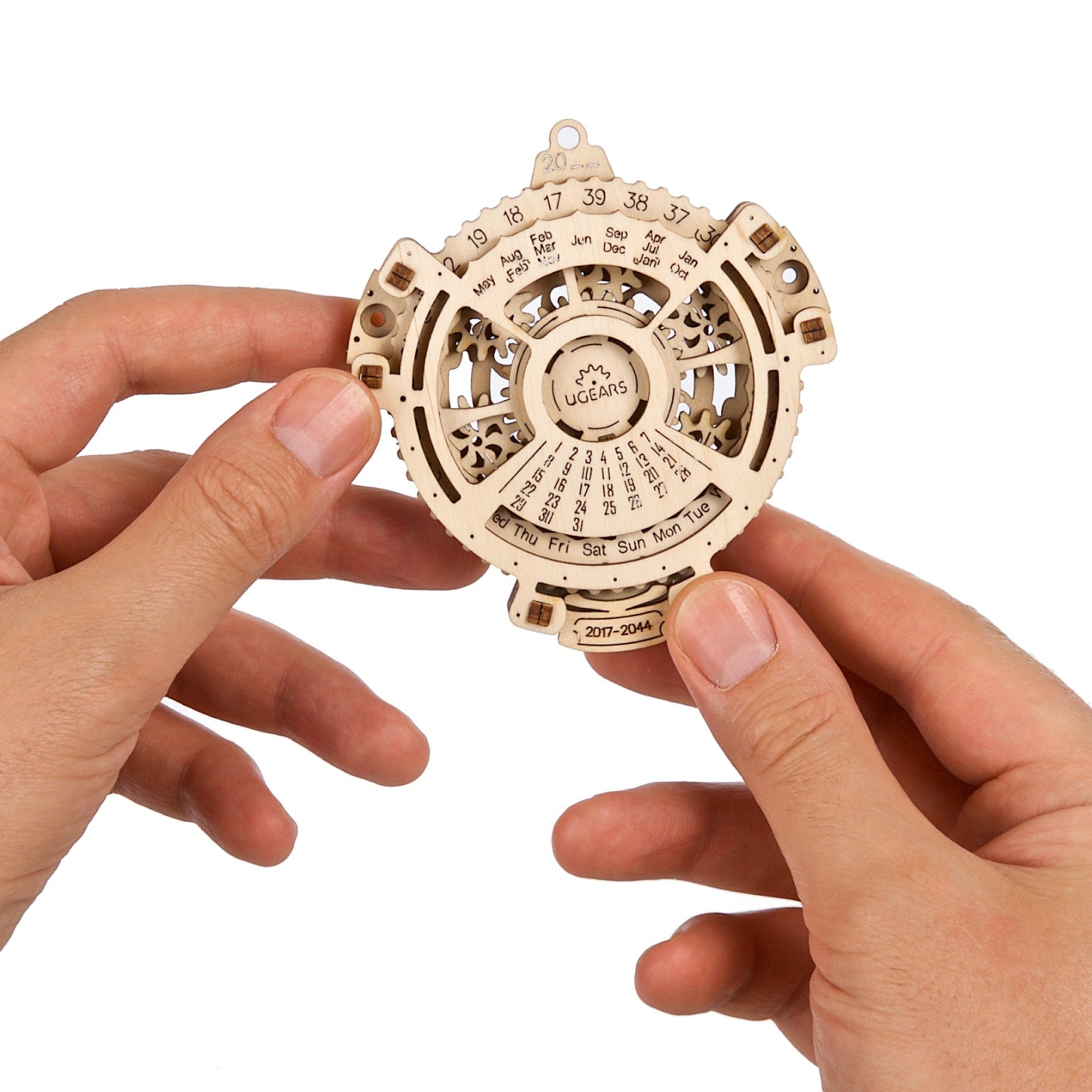 ugears-date-navigator-2-0-calendario-meccanico-steampunk-in-legno image 4
