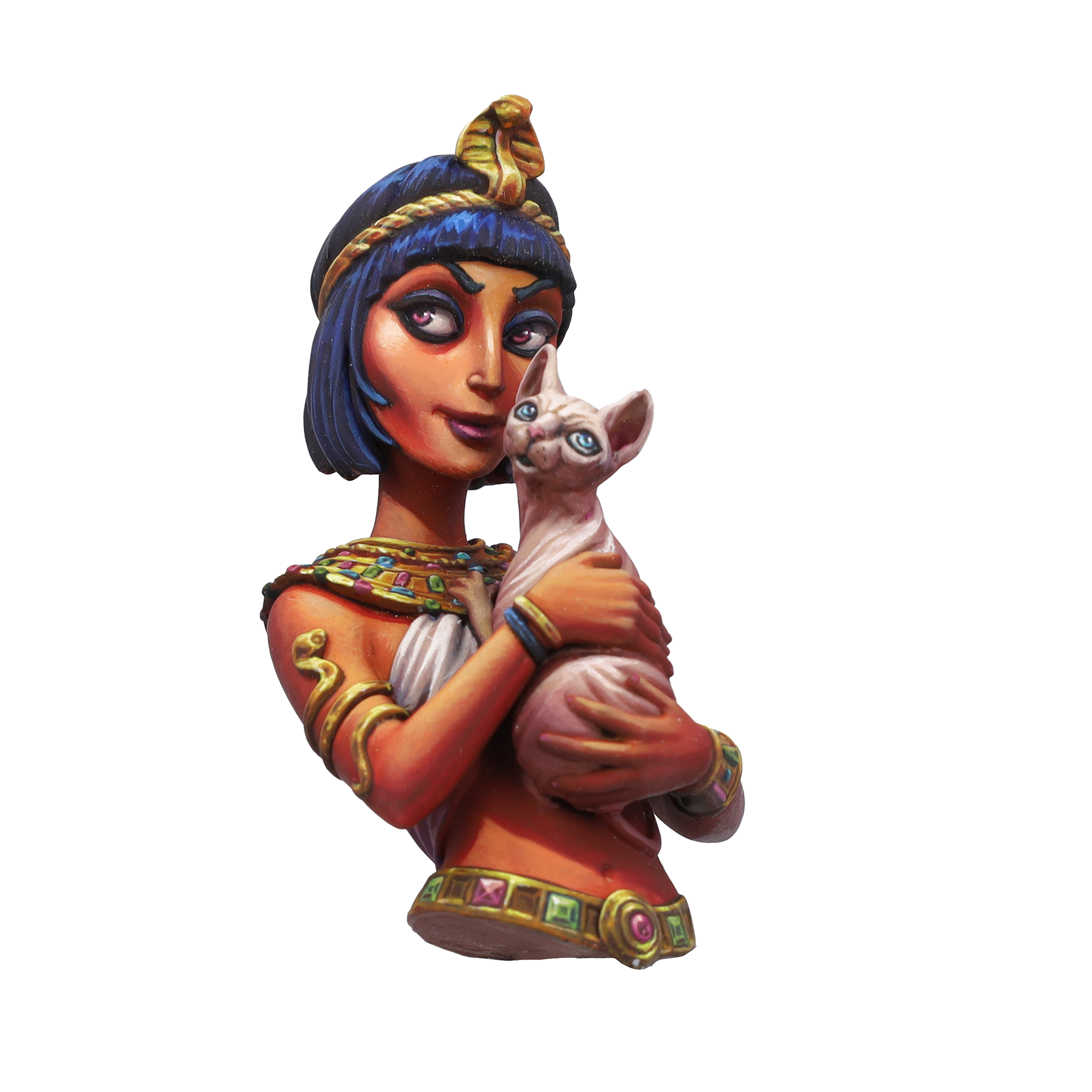 scale75-queen-of-the-nile-busto-in-resina-scala-1-12 image 8