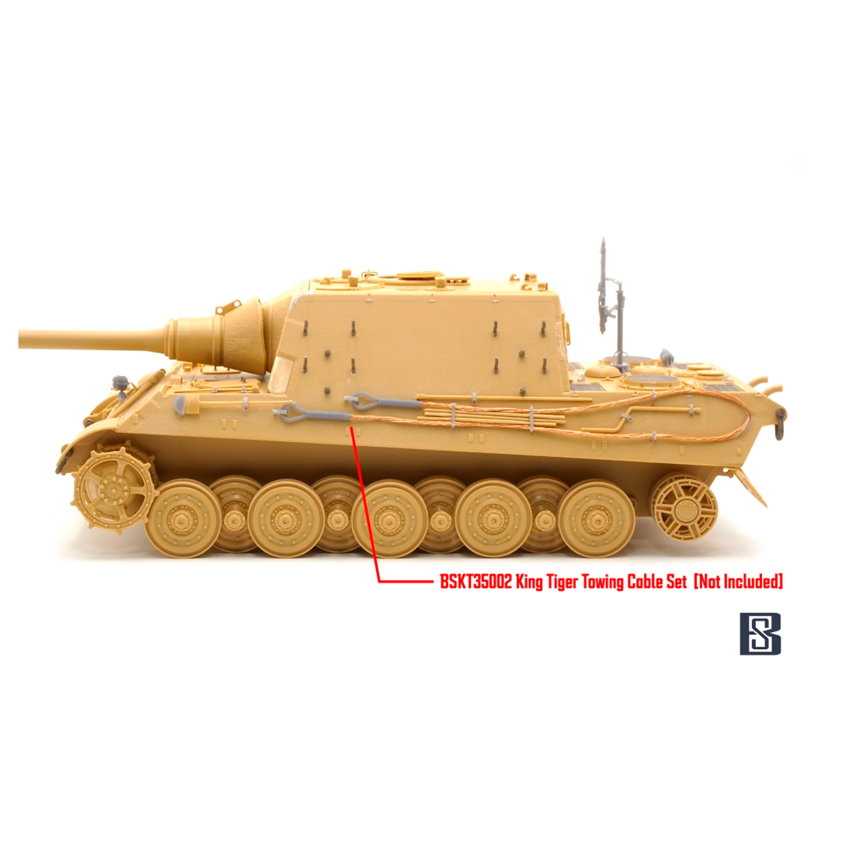 ak-interactive-set-di-dettaglio-jagdtiger-1-35-con-supporto-mitragliatrice image 5