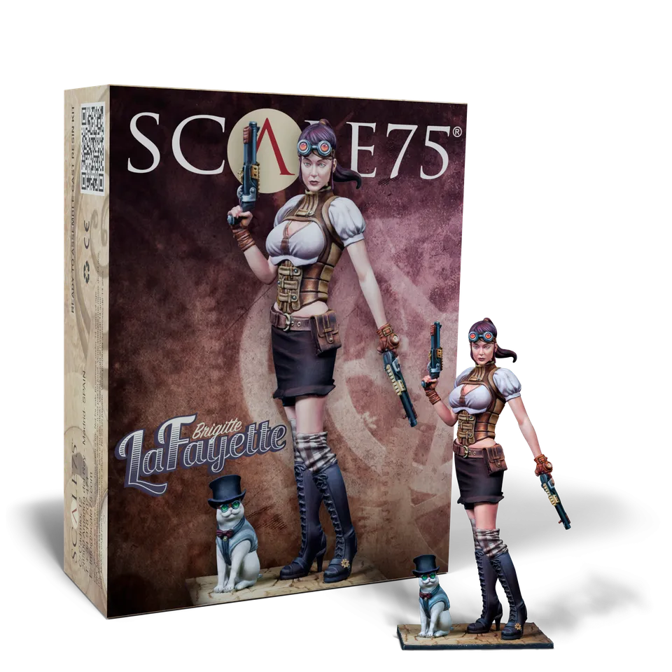 scale75-brigitte-lafayette-figura-in-resina-75-mm-collezione-steam-wars-da-monta image 1