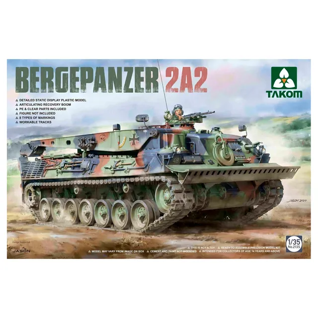 ak-interactive-1-35-bergepanzer-2a2-kit-modellismo-carro-recupero image 1