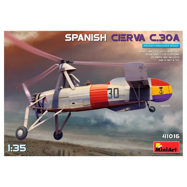 ak-interactive-cierva-c-30a-spagnolo-scala-1-35 image 1