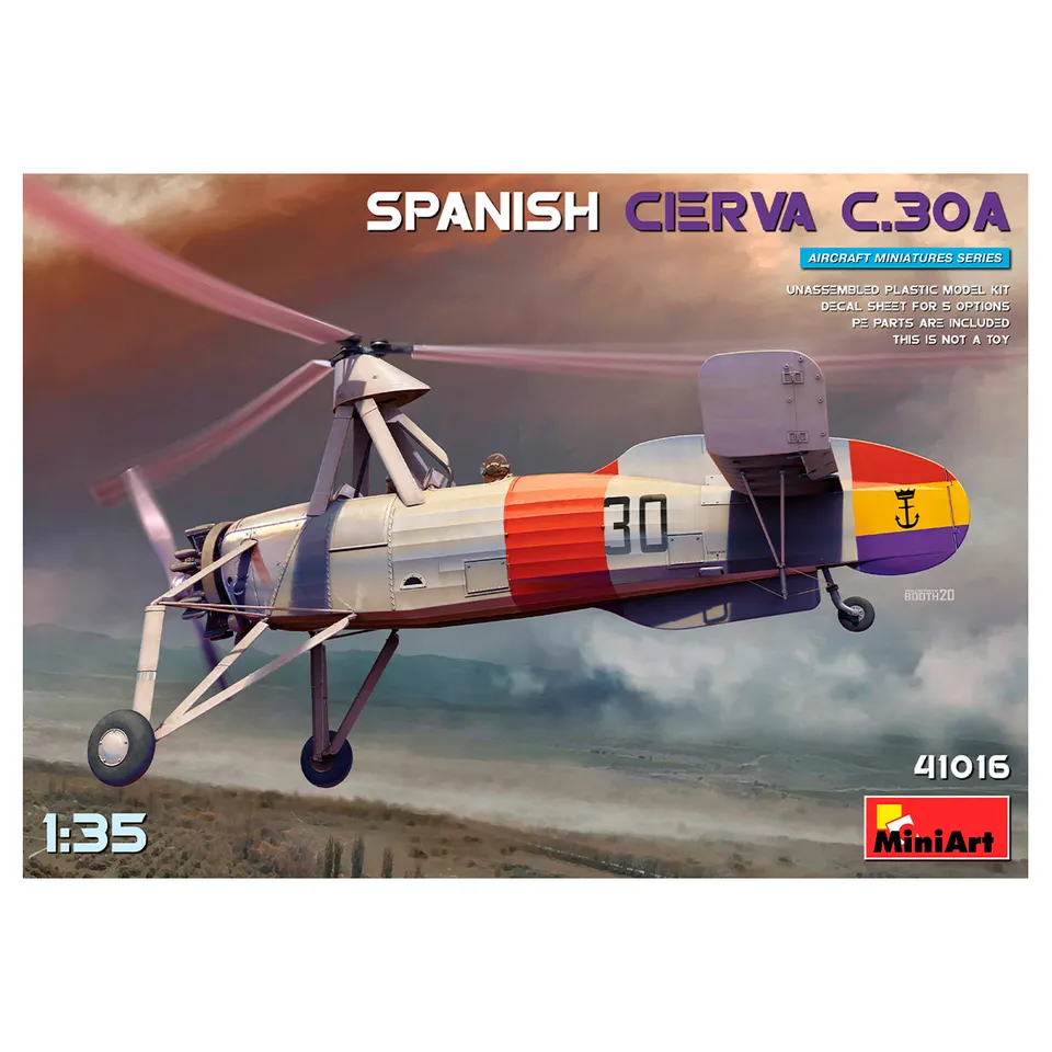 ak-interactive-cierva-c-30a-spanish-1-35-kit-modellismo-elicottero-autogiro image 1