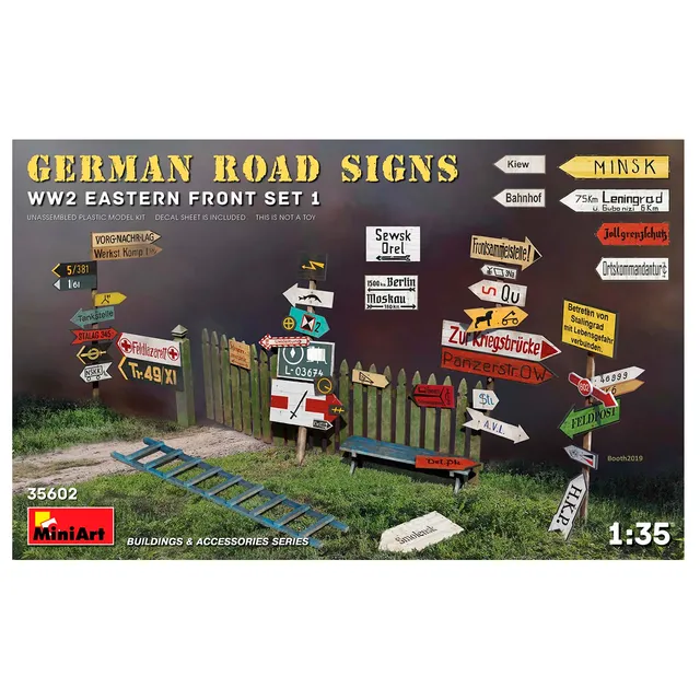 ak-interactive-1-35-german-road-signs-ww2-eastern-front-set-1 image 1