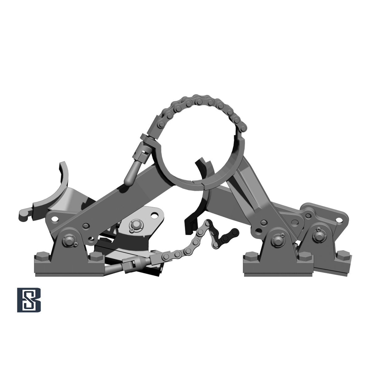 ak-interactive-barrel-holder-for-tiger-i-mid-productions-1-35-supporto-per-canna image 4