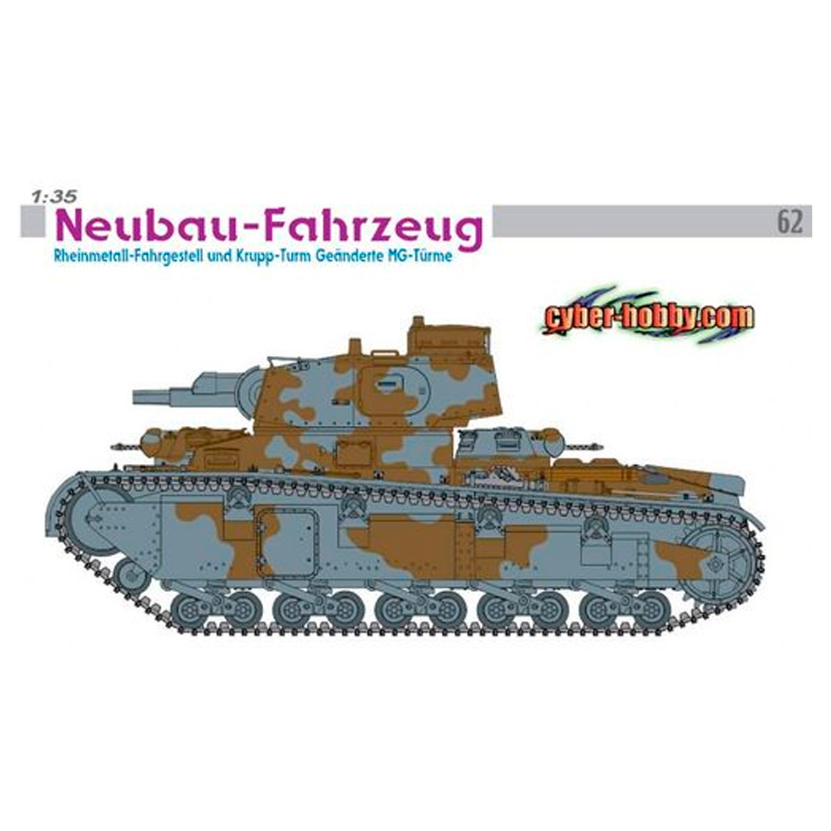 ak-interactive-1-35-neubau-fahrzeug-rheinmetall-fahrgestell-und-krupp-turm image 1