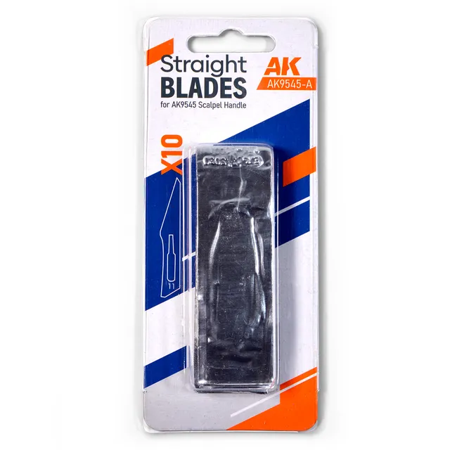 ak-interactive-straight-blades-for-ak9545-10-units-lame-dritte-di-ricambio image 1
