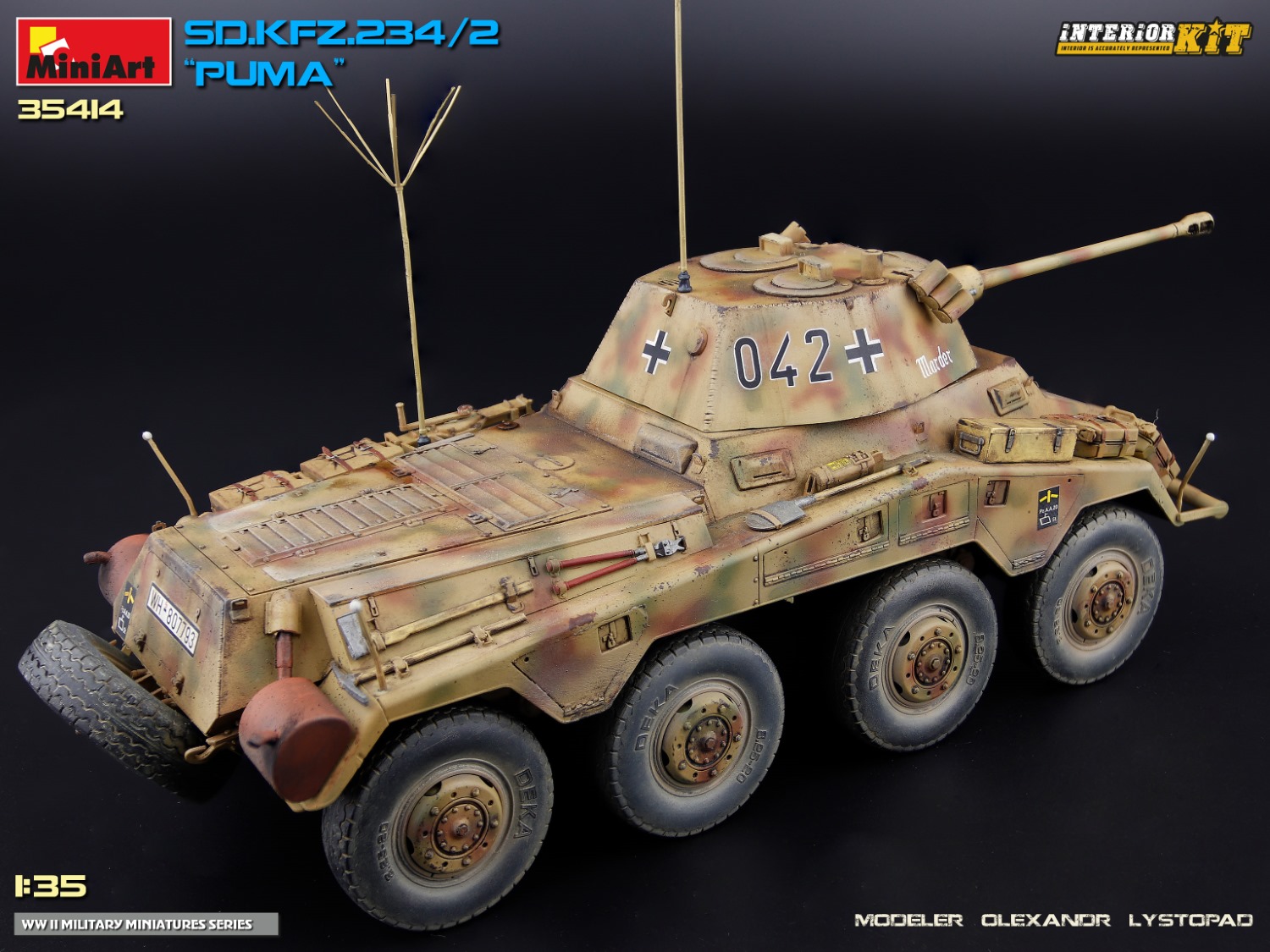 ak-interactive-sd-kfz-234-2-puma-interior-kit-modellismo-1-35 image 3