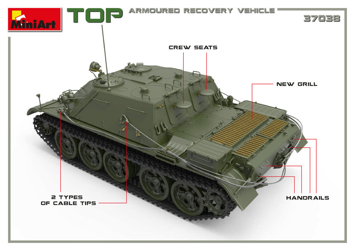 ak-interactive-top-armoured-recovery-vehicle-1-35-kit-di-modellismo-militare image 5