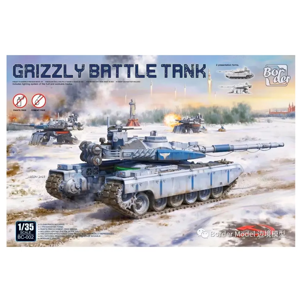 ak-interactive-grizzly-battle-tank-1-35-kit-carro-armato-canadese-da-costruire image 1