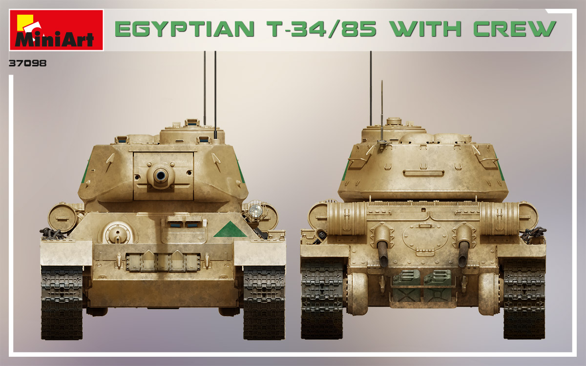 ak-interactive-1-35-egyptian-t-34-85-con-equipaggio-kit-modellismo-carro-armato image 5