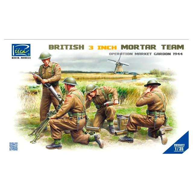ak-interactive-british-3-inch-mortar-team-north-west-europe-1-35-kit-di-modellis image 1