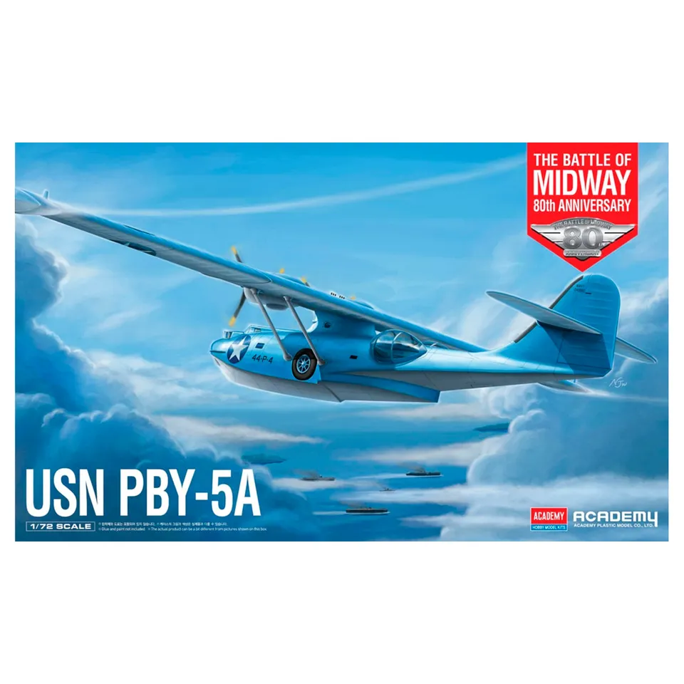 ak-interactive-1-72-usn-pby-5a-battle-of-midway-80th-anniversary-kit-di-modellis image 1