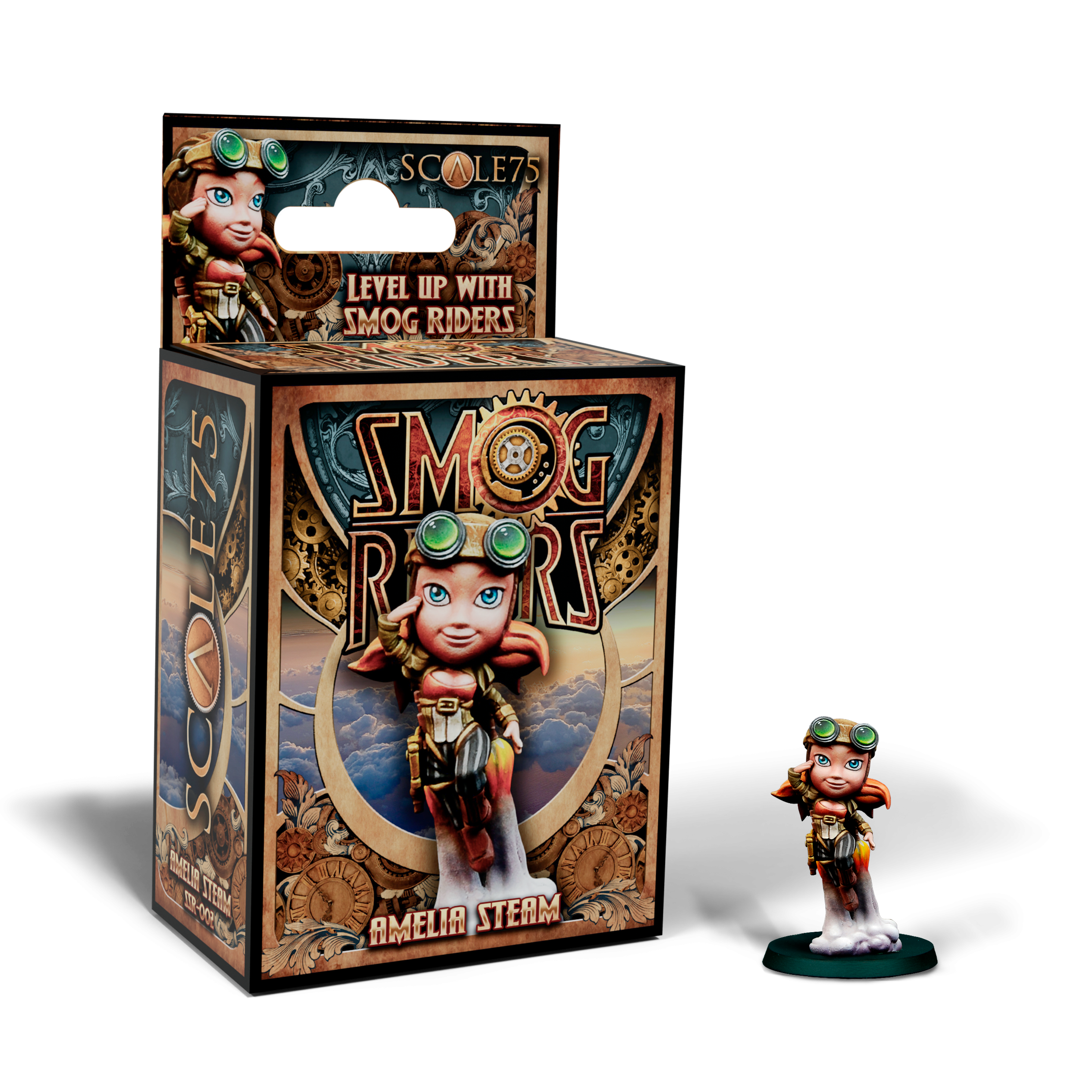scale75-amelia-steam-the-smog-riders-miniatura-chibi-in-resina-35mm-da-montare-e image 1