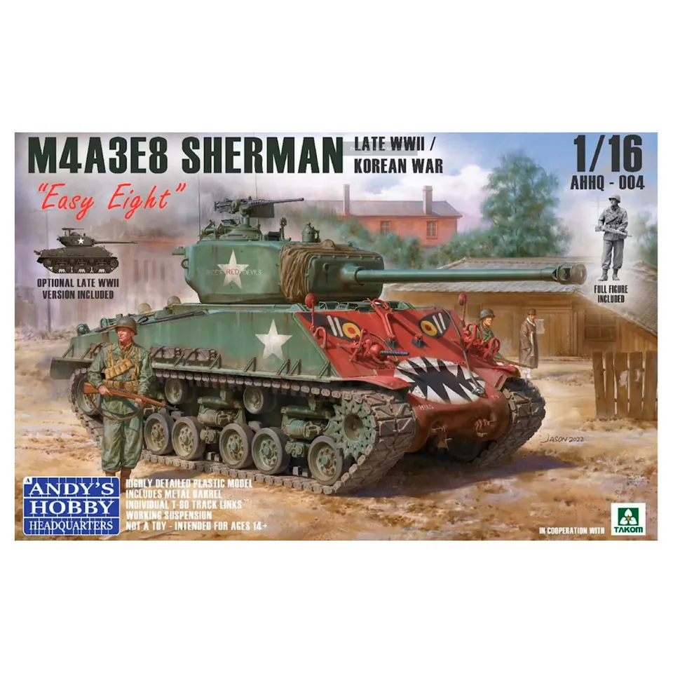 ak-interactive-m4a3e8-sherman-easy-eight-late-war-korean-war-modello-carro-armat image 1