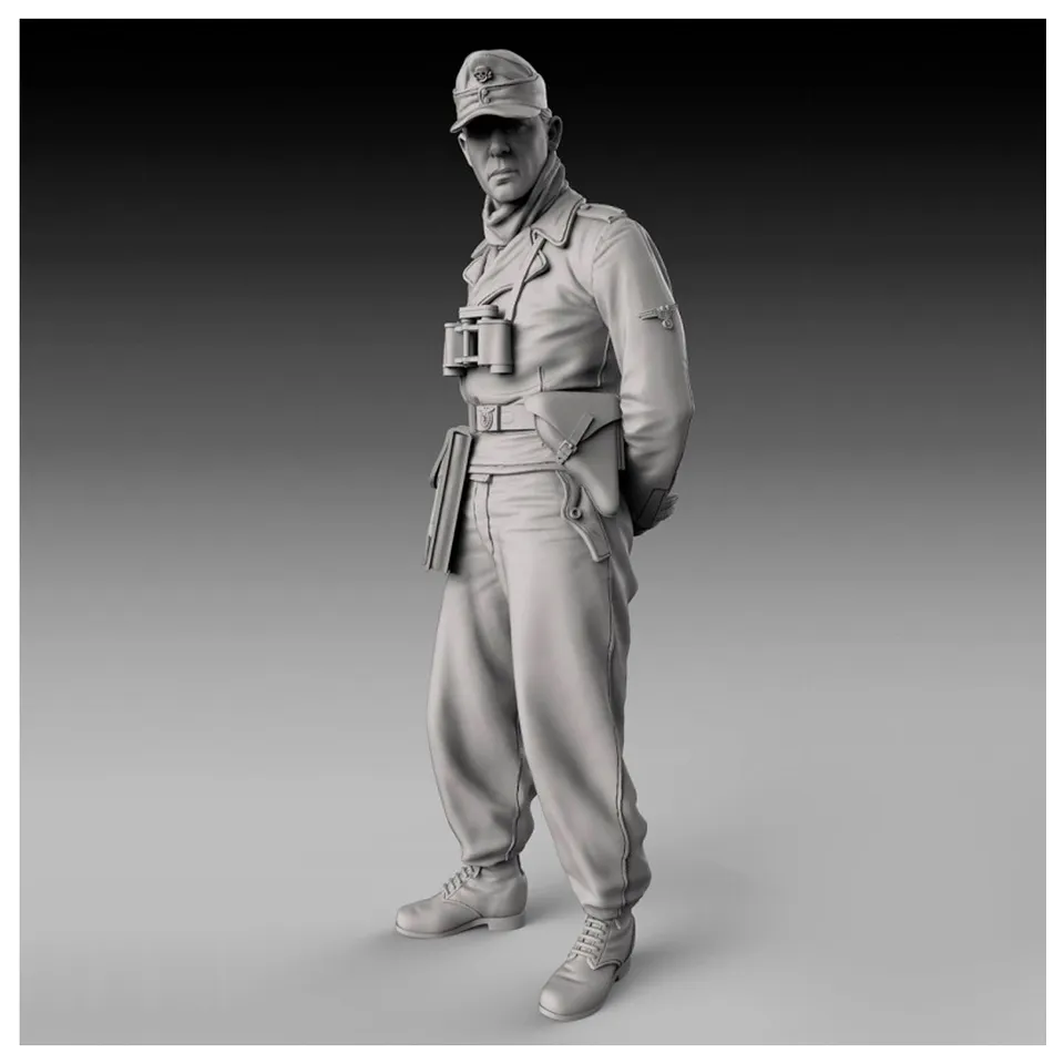 ak-interactive-german-tanker-with-arms-backward-wwii-figura-modellismo-militare- image 1