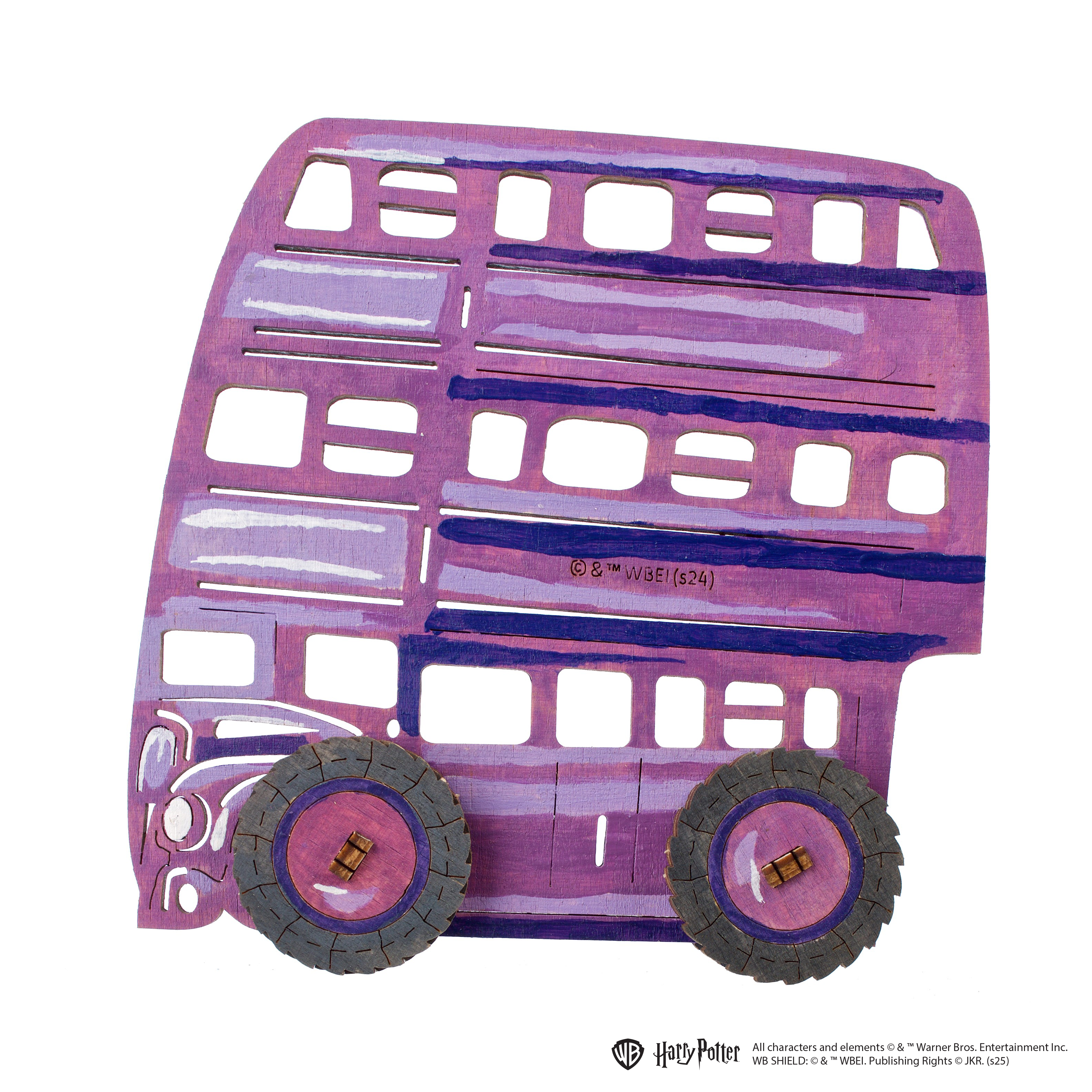 ugears-knight-bus-kit-di-modellismo-3d-da-colorare image 2