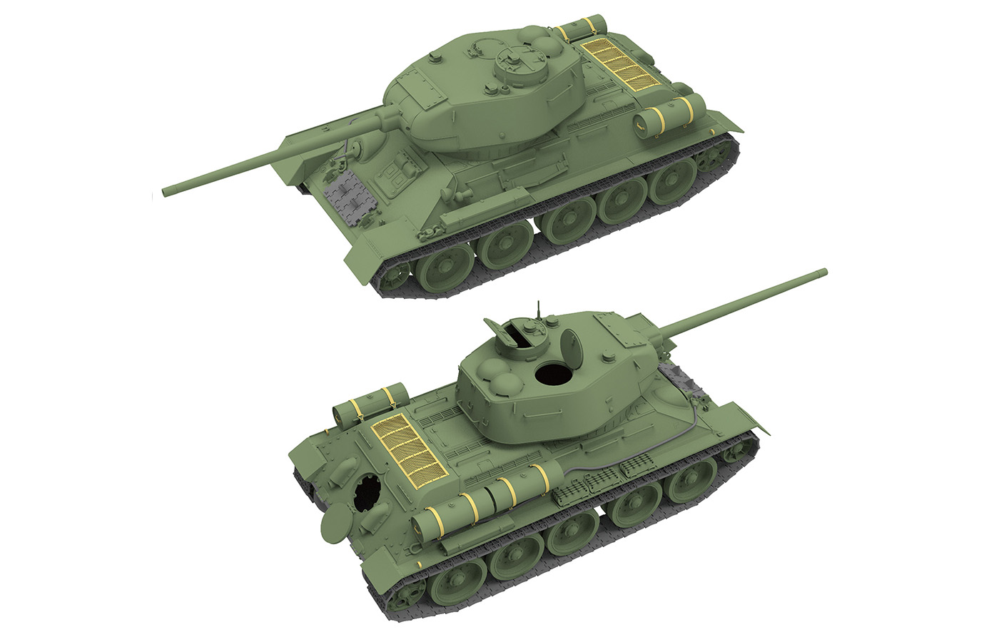 ak-interactive-1-35-t-34-85-model-1944-no-174-factory-kit-carro-armato image 3