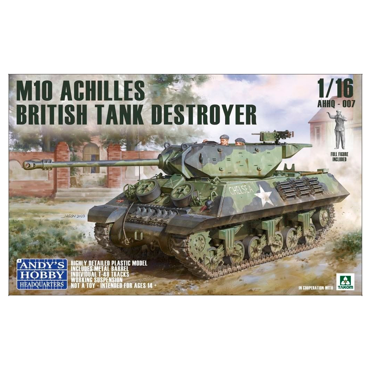 ak-interactive-1-16-british-m10-achilles-iic-tank-destroyer-kit-di-modellismo image 1