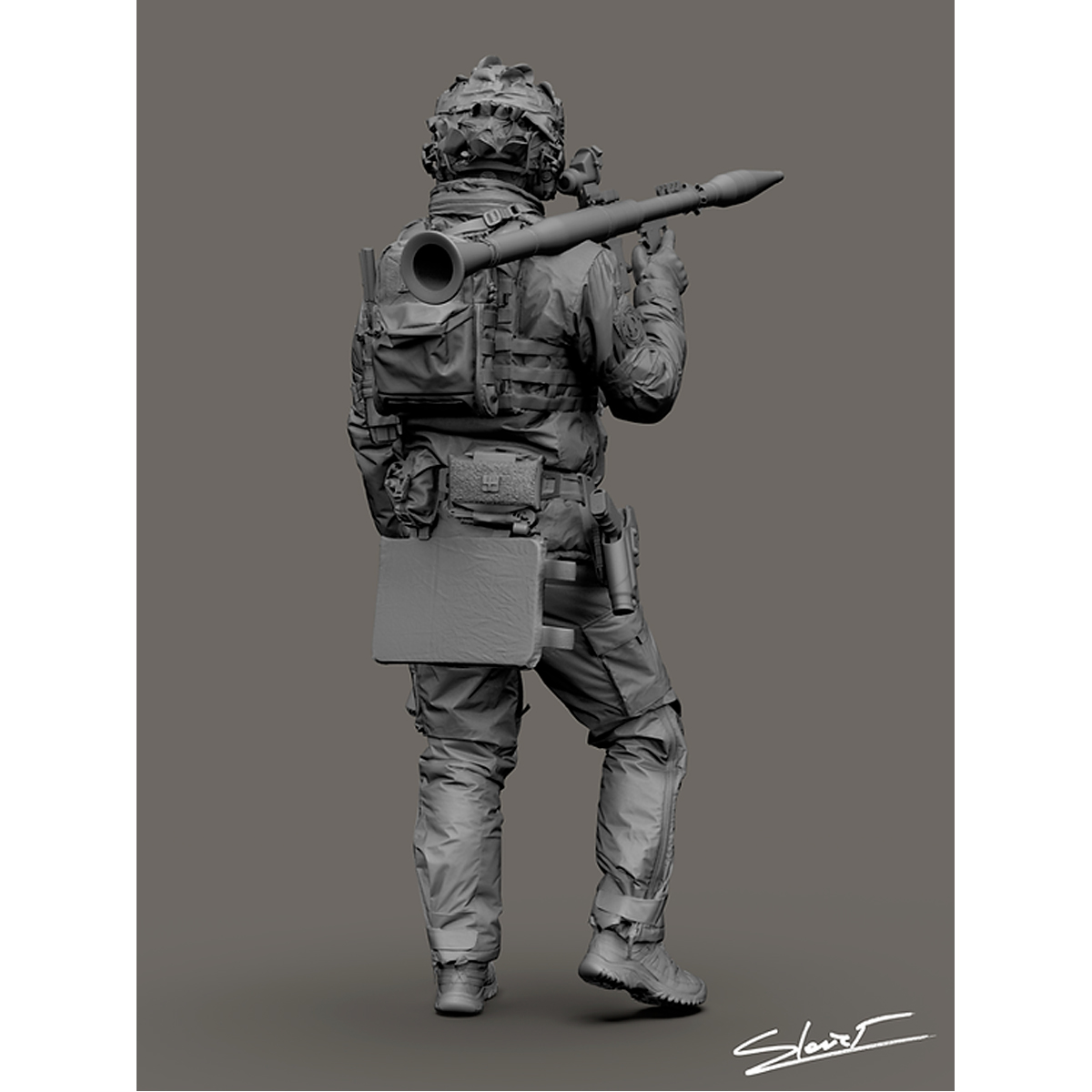 ak-interactive-ukrainian-soldier-10-scala-1-16-figura-in-resina-da-collezione image 6