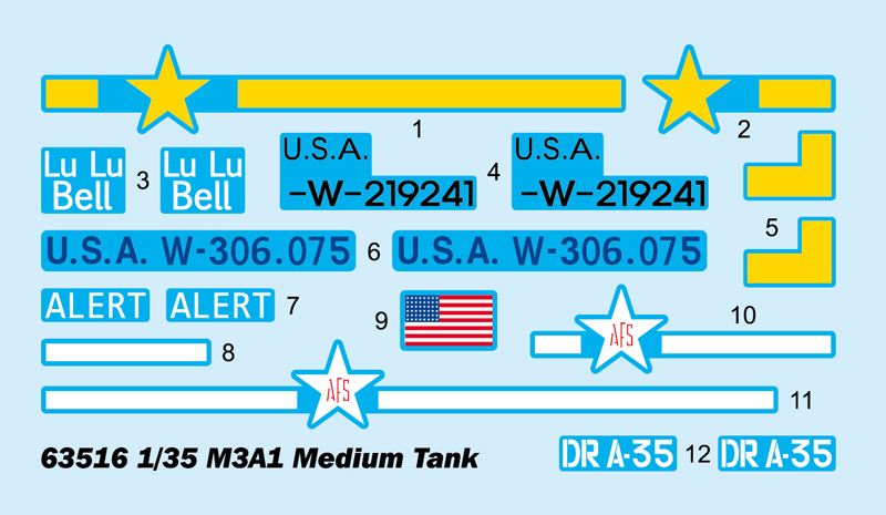 ak-interactive-m3a1-medium-tank-1-35-kit-carro-armato-americano image 3