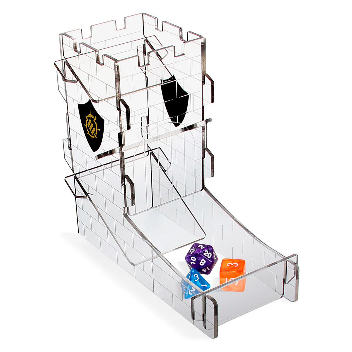 enhance-torre-dei-dadi-con-vassoio-per-giochi-di-ruolo-da-tavolo-design-a-castel image 1