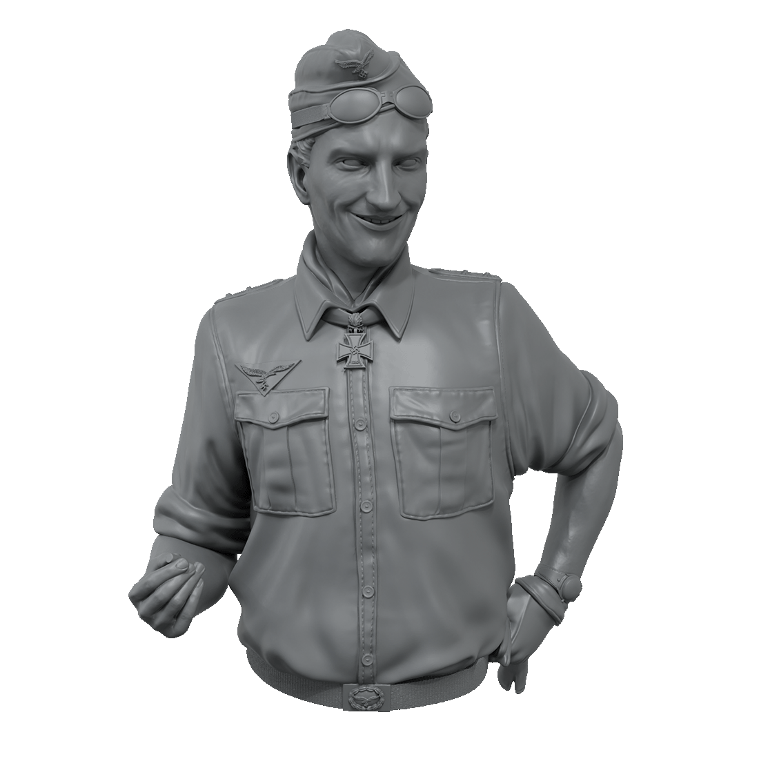 scale75-hans-joachim-marseille-busto-militare-warfront-la-stella-d-africa image 2