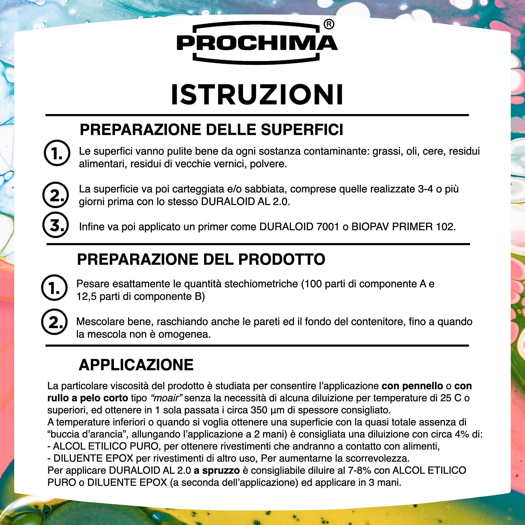 prochima-duraloid-al-2-0-smalto-epossidico-bianco-1-kg-per-alimenti image 3
