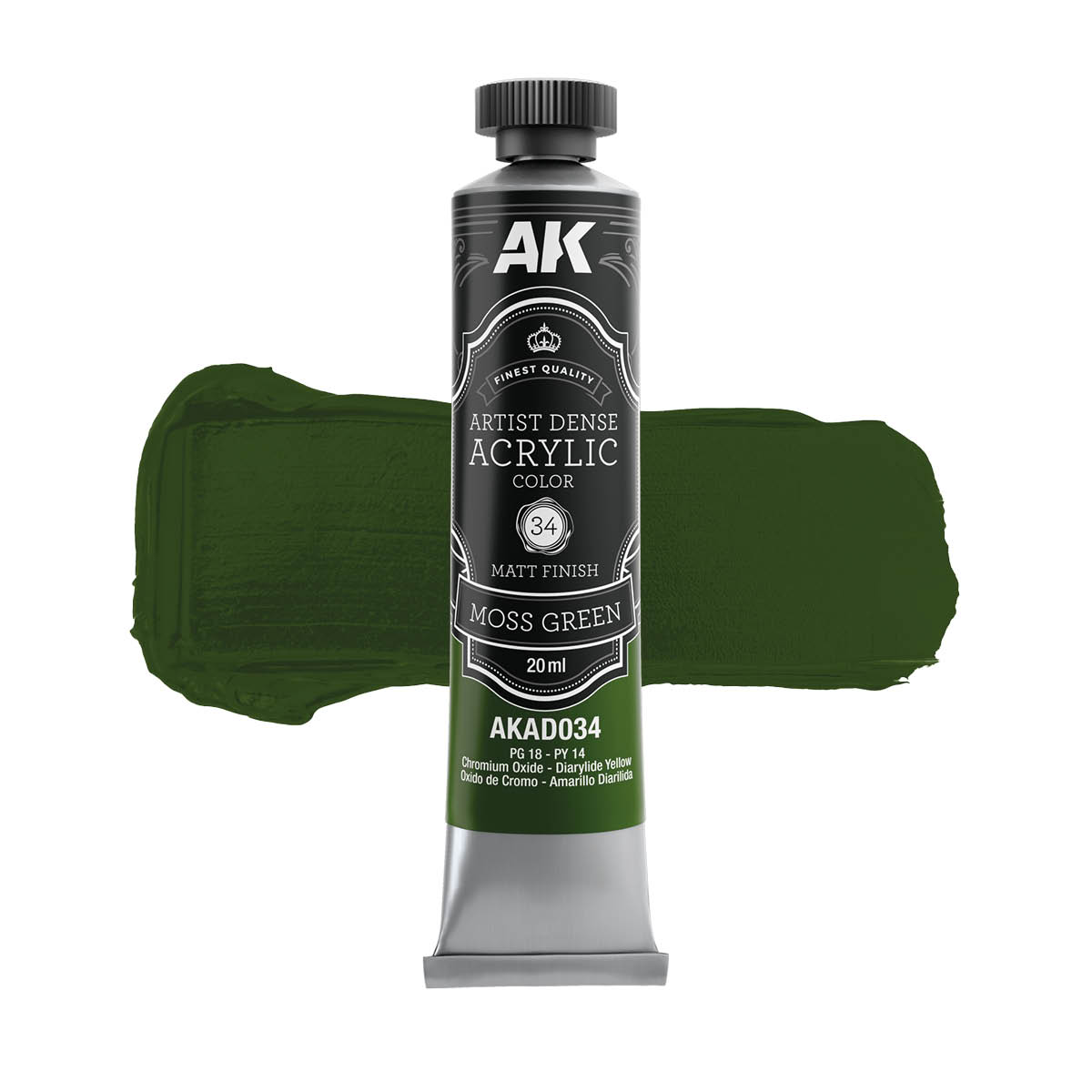 ak-interactive-green-color-set-set-di-colori-acrilici-densi-artistici image 5