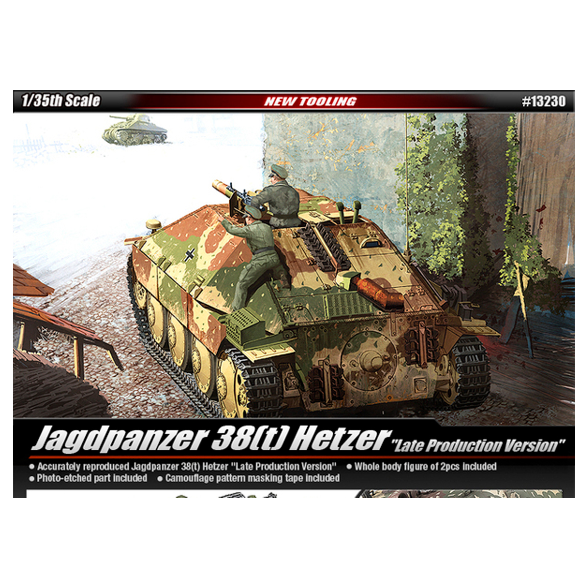 ak-interactive-1-35-jagdpanzer-38-t-hetzer-late-version-kit-modellismo-carro-arm image 1