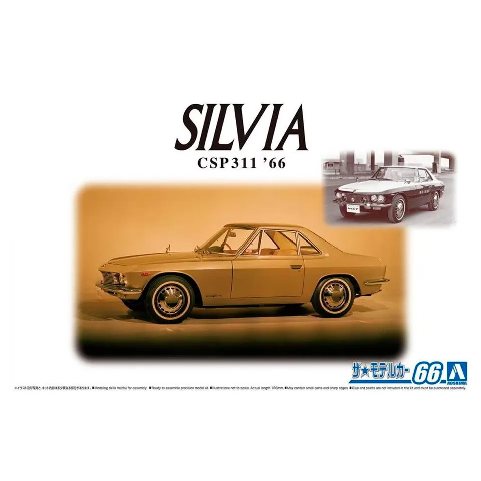 ak-interactive-1-24-66-csp311-silvia-62-patrol-car-kanagawa-police-kit-auto-jdm- image 1