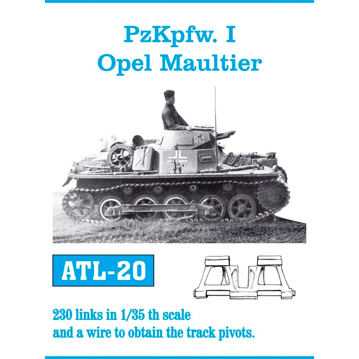 ak-interactive-1-35-metal-tracks-pzkpfw-i-opel-maultier-cingoli-in-metallo image 1