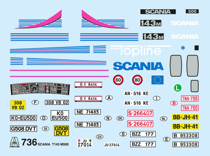 ak-interactive-scania-t-143m-500-topline-1-24-kit-di-modellismo-camion image 2