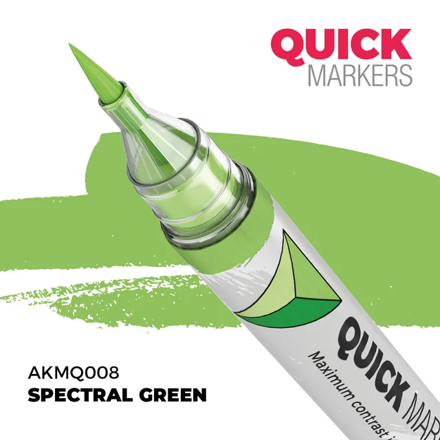 ak-interactive-verde-espectral-quick-marker-pennarello-acrilico image 1