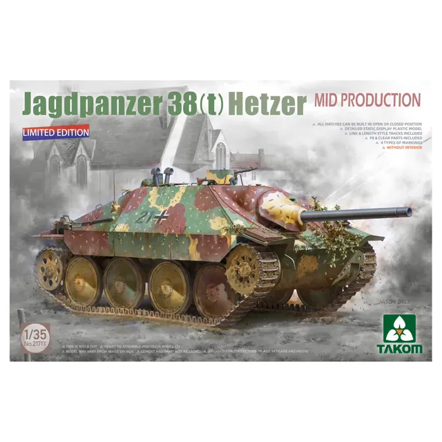 ak-interactive-1-35-jagdpanzer-38-t-hetzer-mid-production-limited-edition-kit-mo image 1