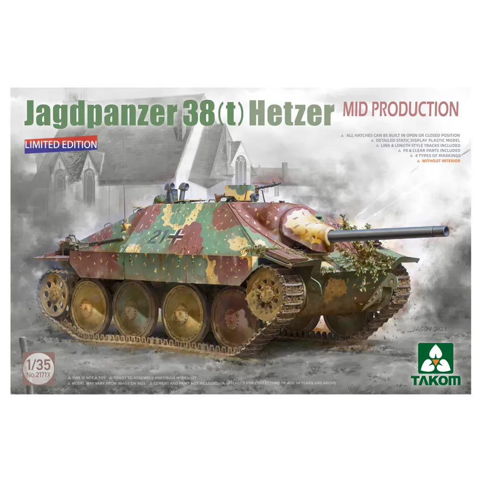 ak-interactive-1-35-jagdpanzer-38-t-hetzer-mid-production-limited-edition-kit-mo image 1