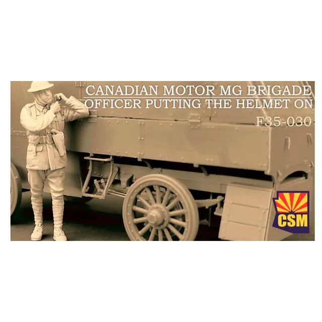 ak-interactive-canadian-motor-mg-brigade-officer-1-35-kit-di-modellismo image 1