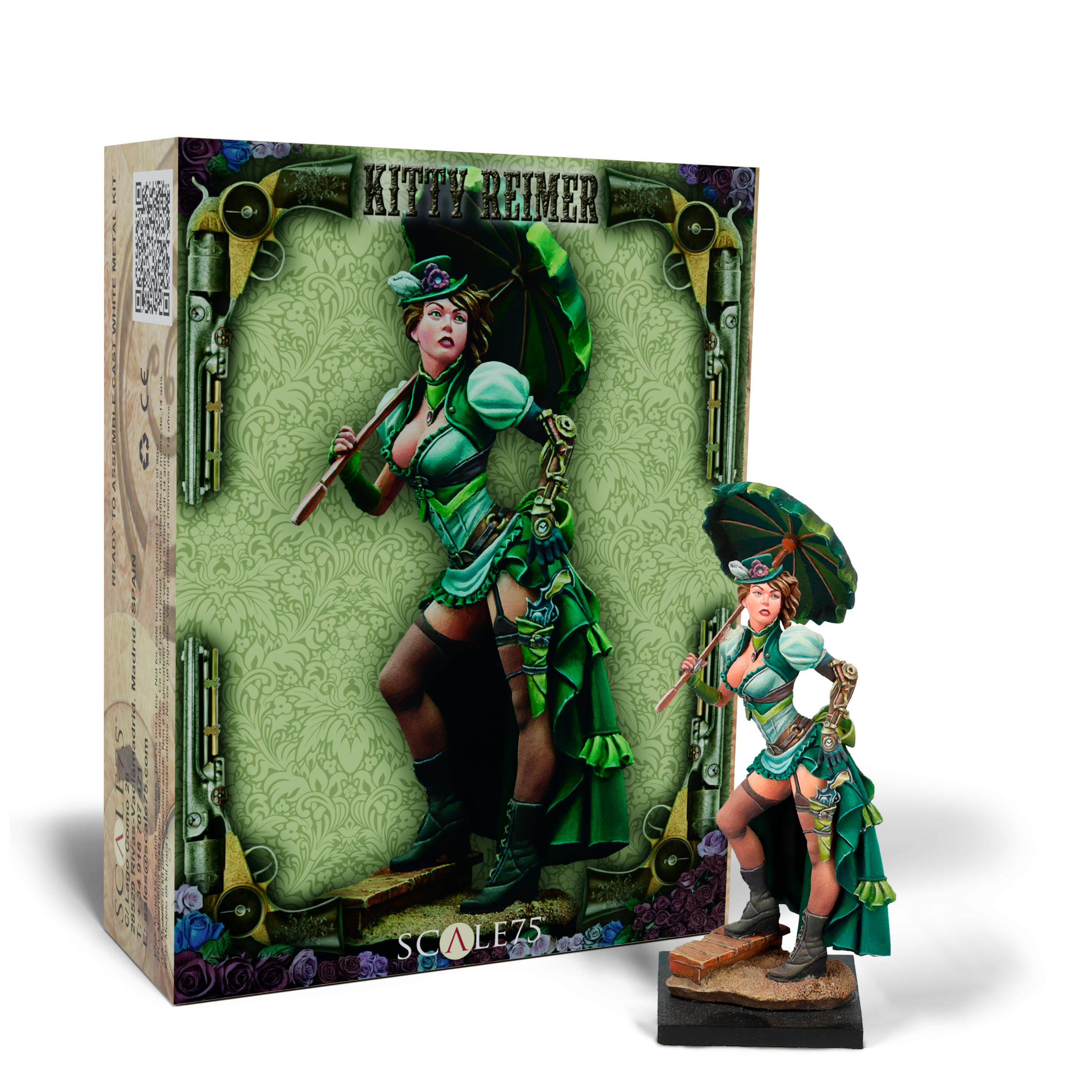 scale75-kitty-reimer-figura-75mm-in-resina-e-metallo-bianco-da-montare-e-dipinge image 1