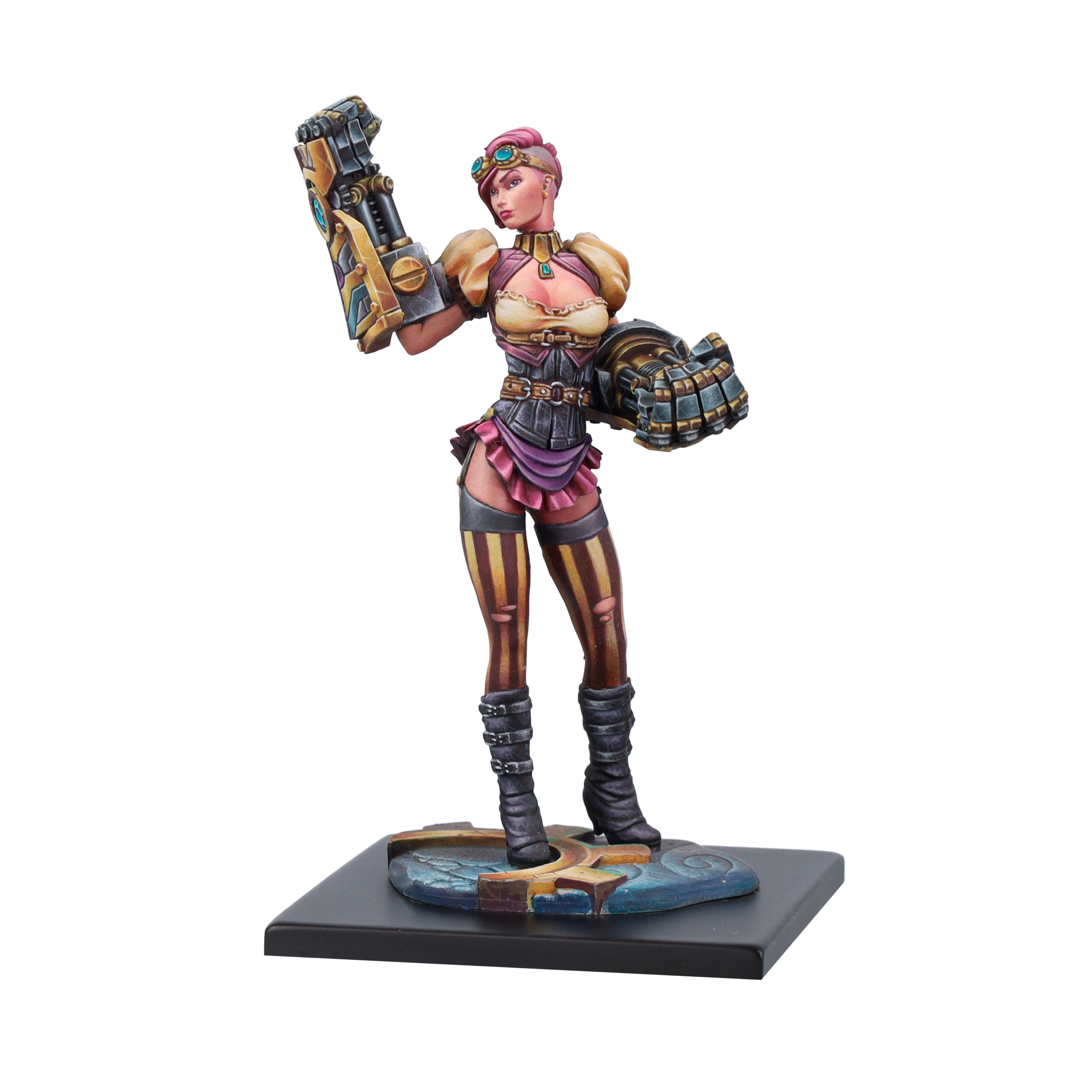 scale75-nancy-steelpunch-miniatura-75mm-resina-e-metallo-bianco-steam-wars image 4