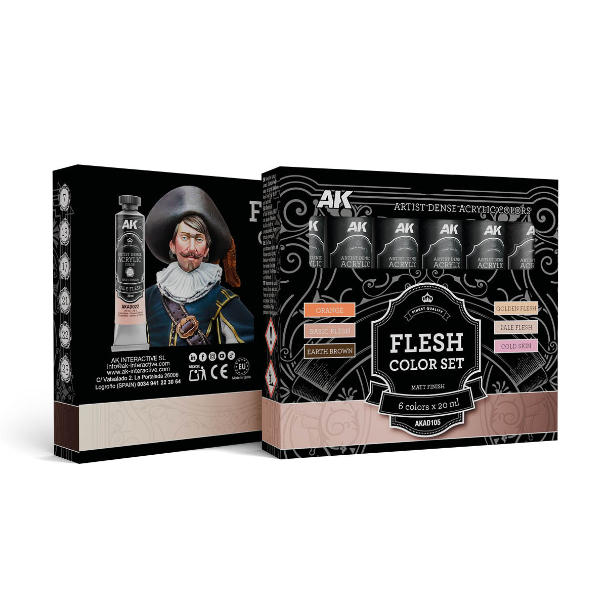 ak-interactive-set-colori-carne-acrilico-denso-artistico image 1